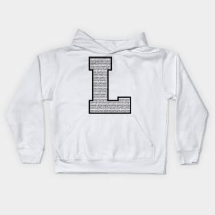 L Black Kids Hoodie